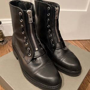 All Saints Ariel Moto Combat Boots